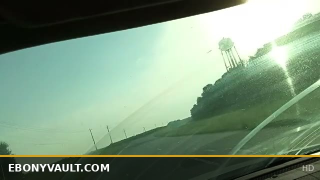 600 Mile Journey to Fuck a Horny Ebony Slut with Sloppy Blowjob